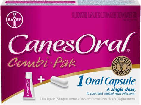 Canesten Oral Combi Pack Oral Capsule External Cream 1 10g