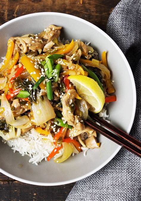 15 Minute Lemon Chicken Stir Fry Seasons And Suppers