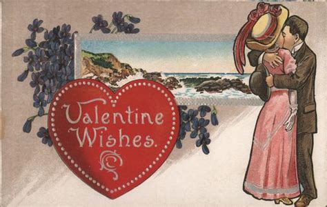 Valentine Wishes Couples Postcard