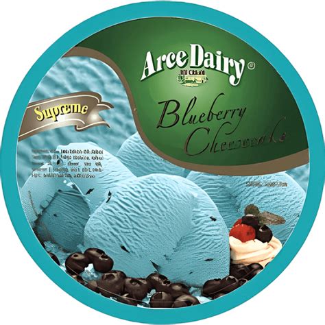 Arce Dairy Ice Cream Supreme Blueberry Cheesecake 15l Ice Cream Walter Mart