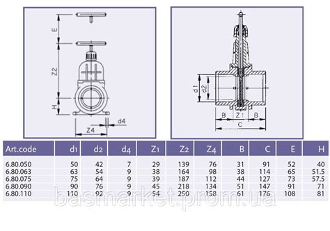 Задвижка для Труб 63 Мм 6.80.063 — Купить Недорого на Bigl.ua (972697814)