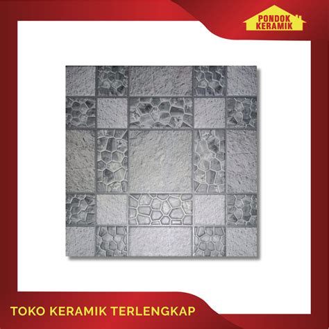 Keramik Lantai Signature Motif Batu X Neo Lagos Grey I Lazada