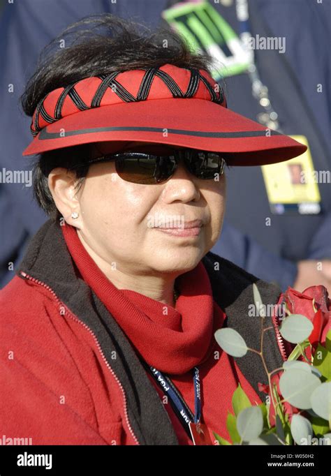 Tiger Woods mother Kultida Woods looks on as her son wins the Buick ...