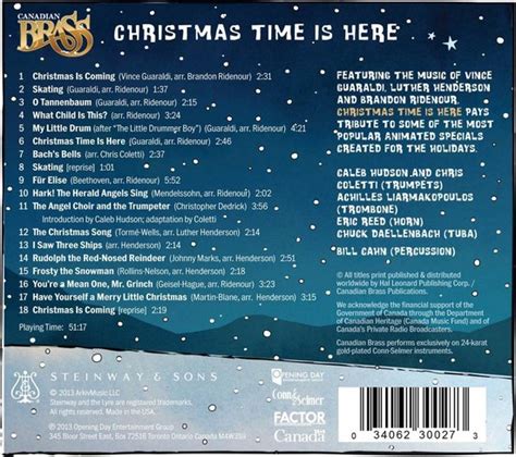 Canadian Brass Christmas Time Canadian Brass Cd Album Muziek Bol