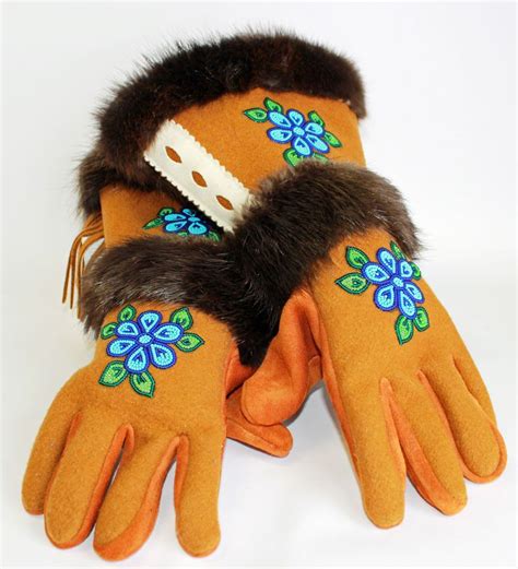 Beaded Gloves Beadwork Designs Native Beading Patterns