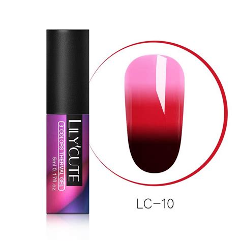 Lilycute Ml Thermal Soak Off Uv Gel Polish Warstwowy Lakier Do