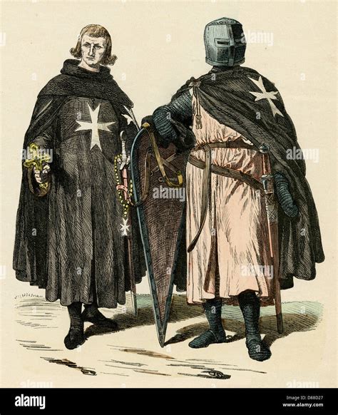 Knight Of Saint John Stock Photo Alamy