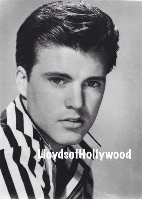 Ricky Nelson Handsome Hollywood Hunk Tv Actor Singer Teenage Etsy