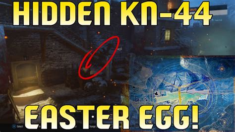 Hidden Kn 44 Weapon Easter Egg Der Eisendrache Easter Eggs Youtube