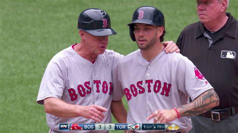 Mookie Betts Walks Wild Pitch By Pitcher Gavin Floyd Blake Swihart To