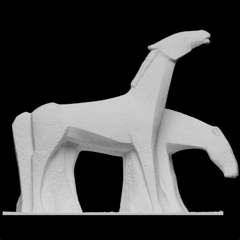 3D Printable Horses sculpture by Noe 3D