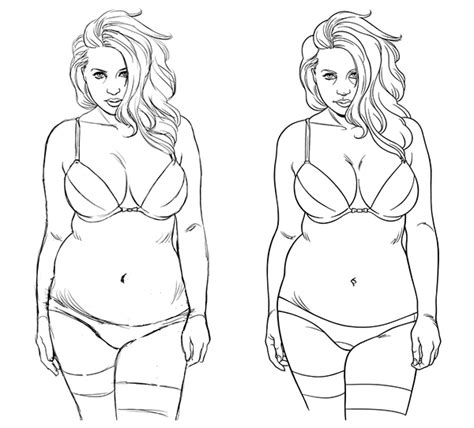 Curvy Woman Drawing At Getdrawings Free Download