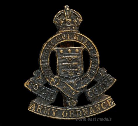 Ww2 Raoc Royal Army Ordnance Corps Cap Badge British Badges And Medals