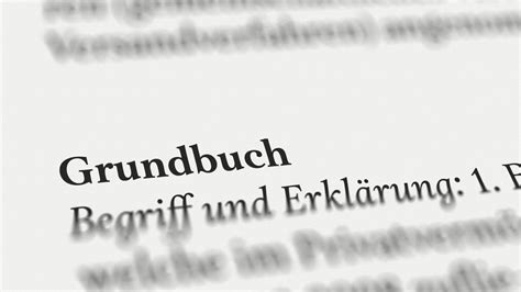 Grundbuch Erkl Rt Alle Infos Auf Einen Blick Mpw Immobilien