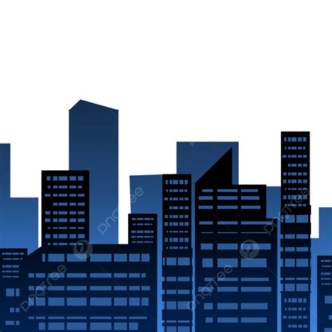 Town Skyline Silhouette Vector PNG, City Skyline Png Town Silhouette Free Download, City ...