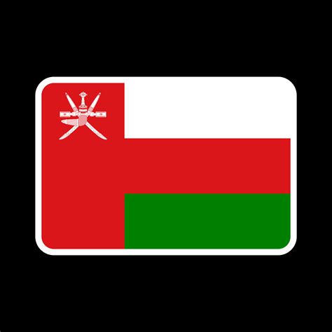 Oman flag, official colors and proportion. Vector illustration ...