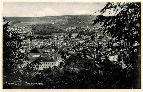 AK Ansichtskarte Meiningen Thueringen Gesamtansicht Kat Meiningen Nr