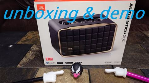 JBL Authentics 200 Unboxing First Look Demo Home Bluetooth WiFi