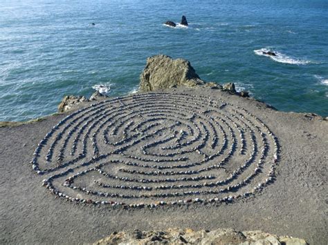 Lands End Labyrinth (Now a Heart!), San Francisco, CA - California Beaches