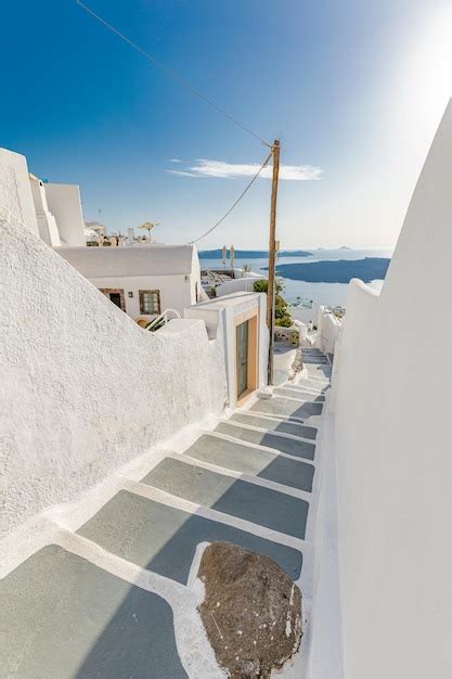 Fant Stica Vista Urbana Noite Da Ilha Gr Cia De Santorini Viagem