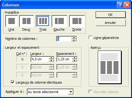 Disposez Votre Texte En Colonnes Word