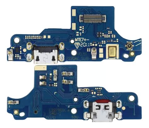 Placa Flex Carga Conector Compat Vel Moto E Plus Turbo