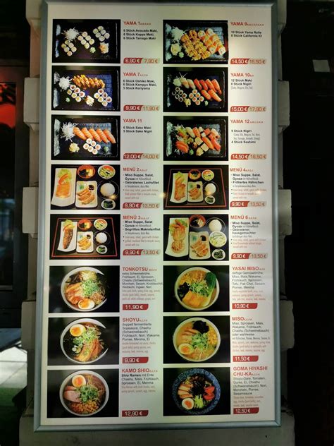 Menu at Yama Restaurant Sushi and Ramen, Berlin, Marienburger Str. 48