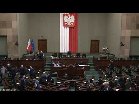 Sejm LIVE Obrady Sejmu na żywo YouTube