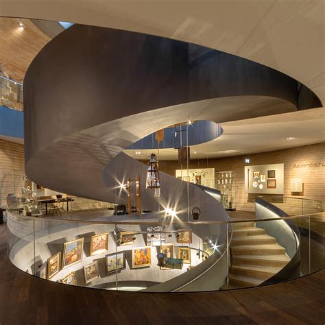 Spectacular Spiral Stairs At The Paneum Museum Of Bread In Asten