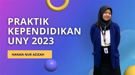 Video Luaran Pk Uny Hanan Nur Azizah Sma Negeri Sanden