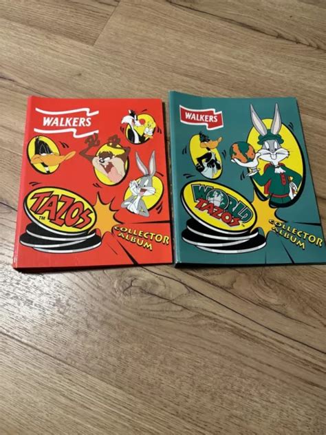 X Walkers Looney Tunes Tazos Collector Albums Complete