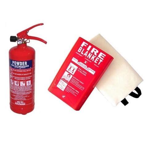 Unic Home Fire Safety Pack Includes Fire Extinguisher Fire Blanket