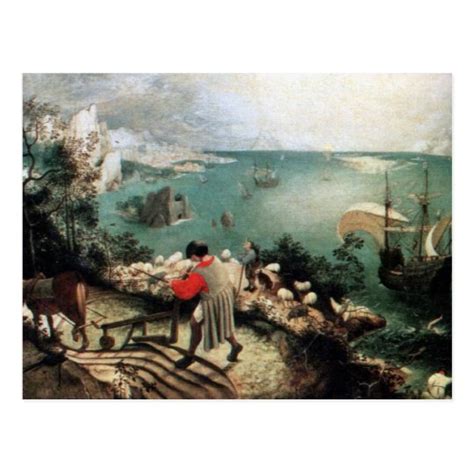 Landscape with the Fall of Icarus - 1558 Postcard | Zazzle.com