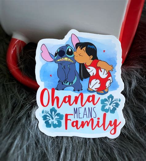 Electronics & Accessories Ohana Decal Lilo and Stitch Laptop Decals ...