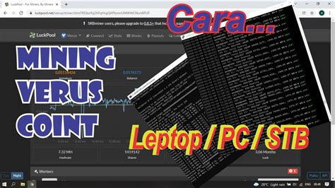 Cara Mining Verus Coin Dengan PC Laptop Dan STB YouTube