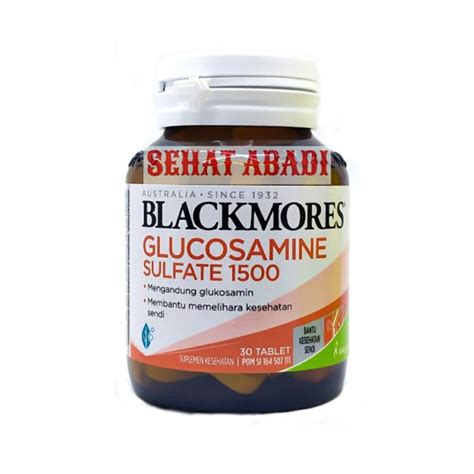 Jual Blackmores Glucosamine Sulfate 1500 Isi 30 Tablet Di Lapak Sehat