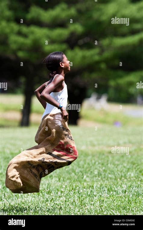 Potato Sack Race Hi Res Stock Photography And Images Alamy