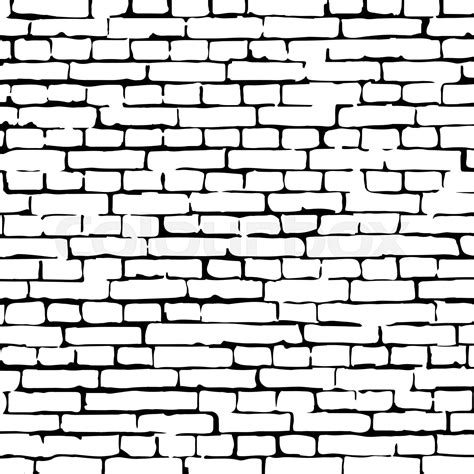 Vector Brick Wall Texture Illustration Brickwall Pattern Stock Vector Colourbox