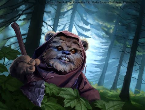 Ewok Ambusher Romana Kendelic Ewoks Star Wars Ewok Star Wars Art