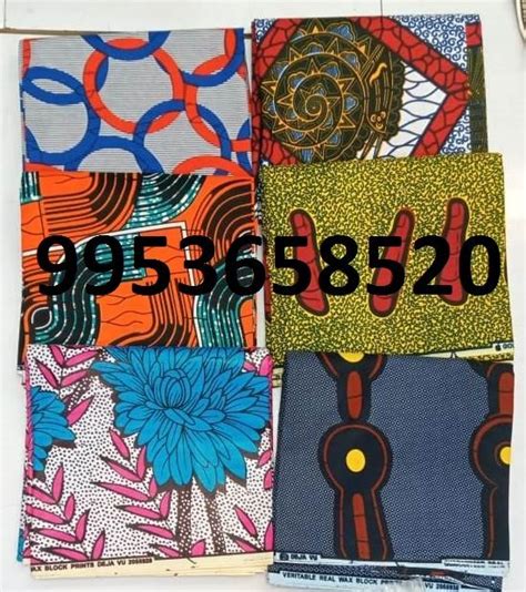 6 Yards African Wax Print Fabric At Rs 900 Piece African Print Fabric