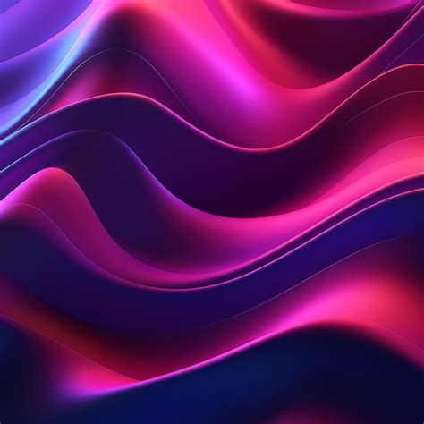 Premium Photo Vibrant Purple Gradients Abstract Waves Wallpaper And