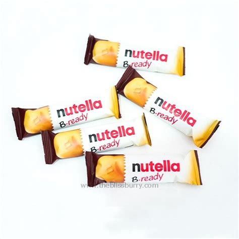 Nutella b-ready - The Blissburry