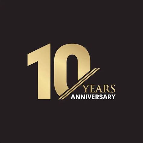 Logo 10 Tahun Vektor Stok Ilustrasi Logo 10 Tahun Bebas Royalti Depositphotos