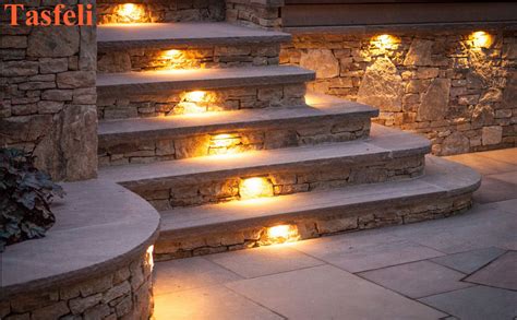 Tasfeli 7 Inch LED Hardscape Lights Retaining Wall Light 2W LED Step