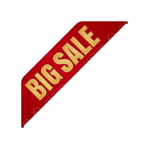 Corner Ribbon Illustration Of Big Sale Icon For Ecommerce Sites And