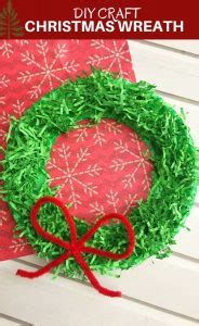 DIY Paper Christmas Wreath Onion Rings Things