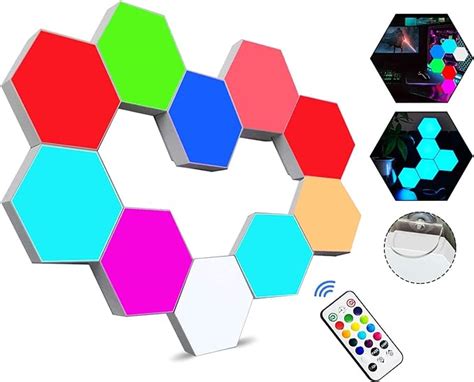 Opinioni E Recensioni Per Luci Esagonali Rgb Con Telecomando Pannelli Led