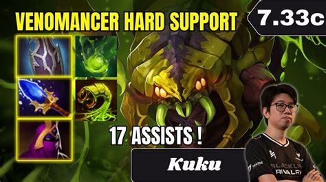 PATCH 7 33c Kuku Venomancer Hard Support Gameplay Dota 2 Full Match