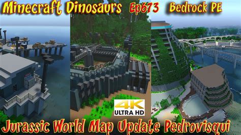 Jurassic World Map By Pedrovisqui Company Showcase 4k60fps Minecraft