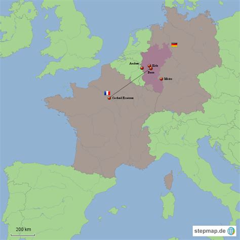 Stepmap Reise Landkarte F R Deutschland